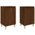 Bedside Cabinets 2 pcs Brown Oak 40x35x70 cm Engineered Wood