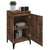 Bedside Cabinet Smoked Oak 40x35x70 cm Engineered Wood