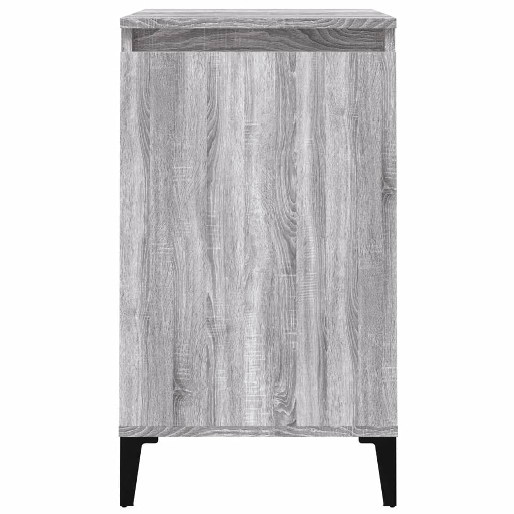 Bedside Cabinet Grey Sonoma 40x35x70 cm Engineered Wood