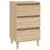 Bedside Cabinet Sonoma Oak 40x35x70 cm Engineered Wood