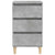 Bedside Cabinet Concrete Grey 40x35x70 cm Engineered Wood