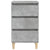 Bedside Cabinet Concrete Grey 40x35x70 cm Engineered Wood