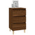 Bedside Cabinet Brown Oak 40x35x70 cm Engineered Wood