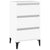 Bedside Cabinet White 40x35x70 cm Engineered Wood