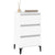 Bedside Cabinet White 40x35x70 cm Engineered Wood