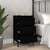 Bedside Cabinet Black 40x35x70 cm Engineered Wood