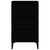 Bedside Cabinet Black 40x35x70 cm Engineered Wood