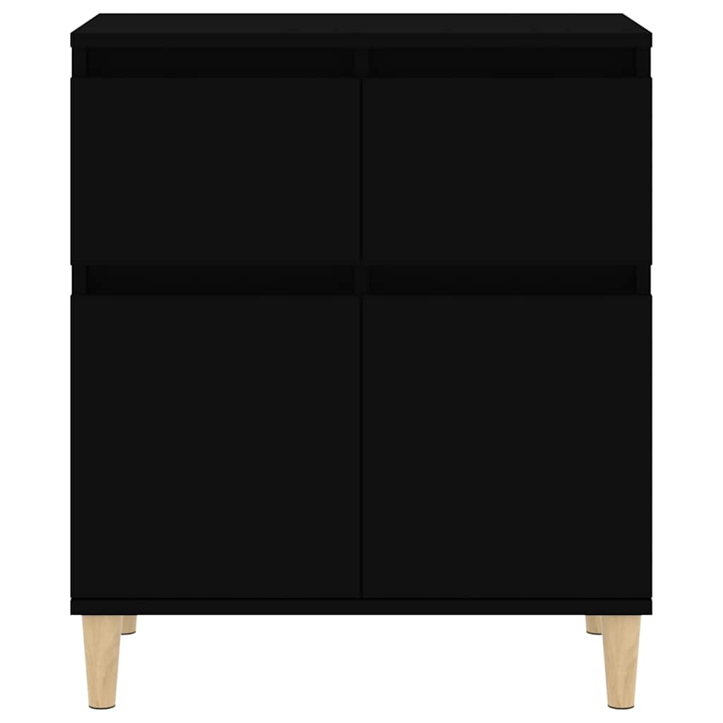 Sideboard Black 60x35x70 cm Engineered Wood