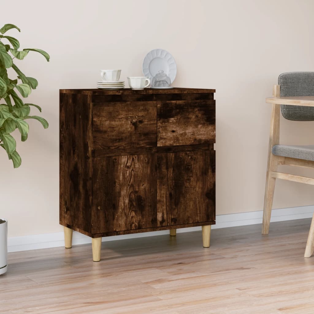 Sideboard Smoked Oak 60x35x70 cm Engineered Wood