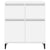 Sideboard High Gloss White 60x35x70 cm Engineered Wood