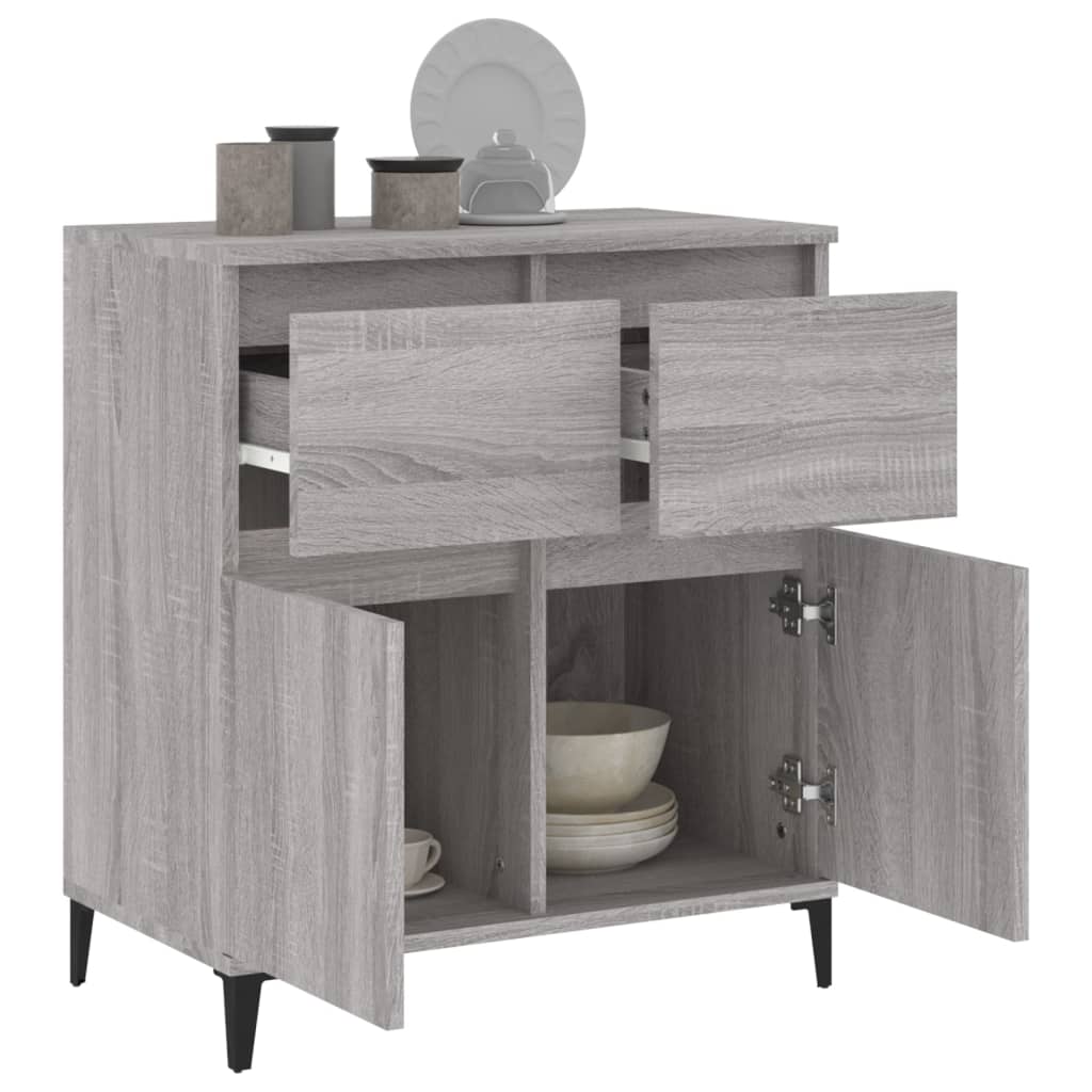 Sideboard Grey Sonoma 60x35x70 cm Engineered Wood