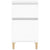 Bedside Cabinet White 40x35x70 cm