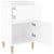 Bedside Cabinet White 40x35x70 cm