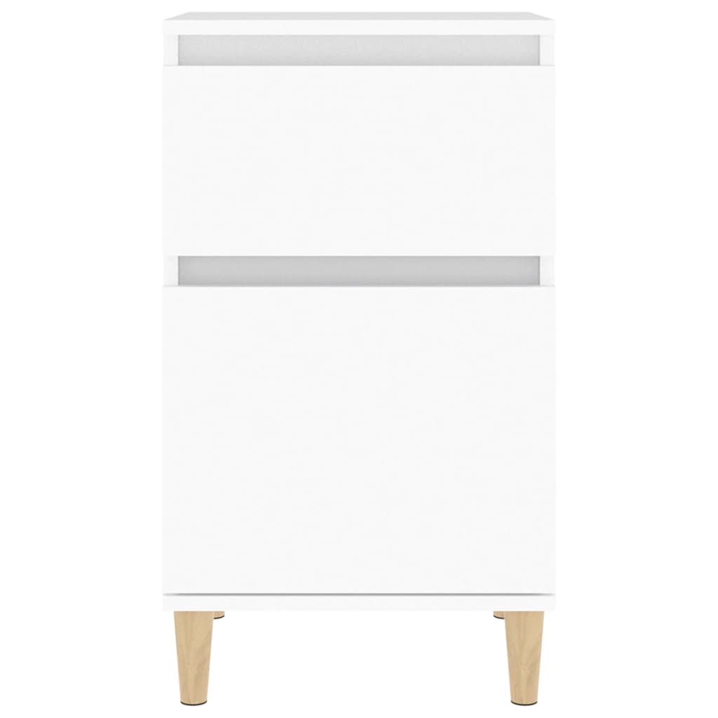 Bedside Cabinets 2 pcs White 40x35x70 cm