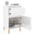 Bedside Cabinets 2 pcs High Gloss White 40x35x70 cm