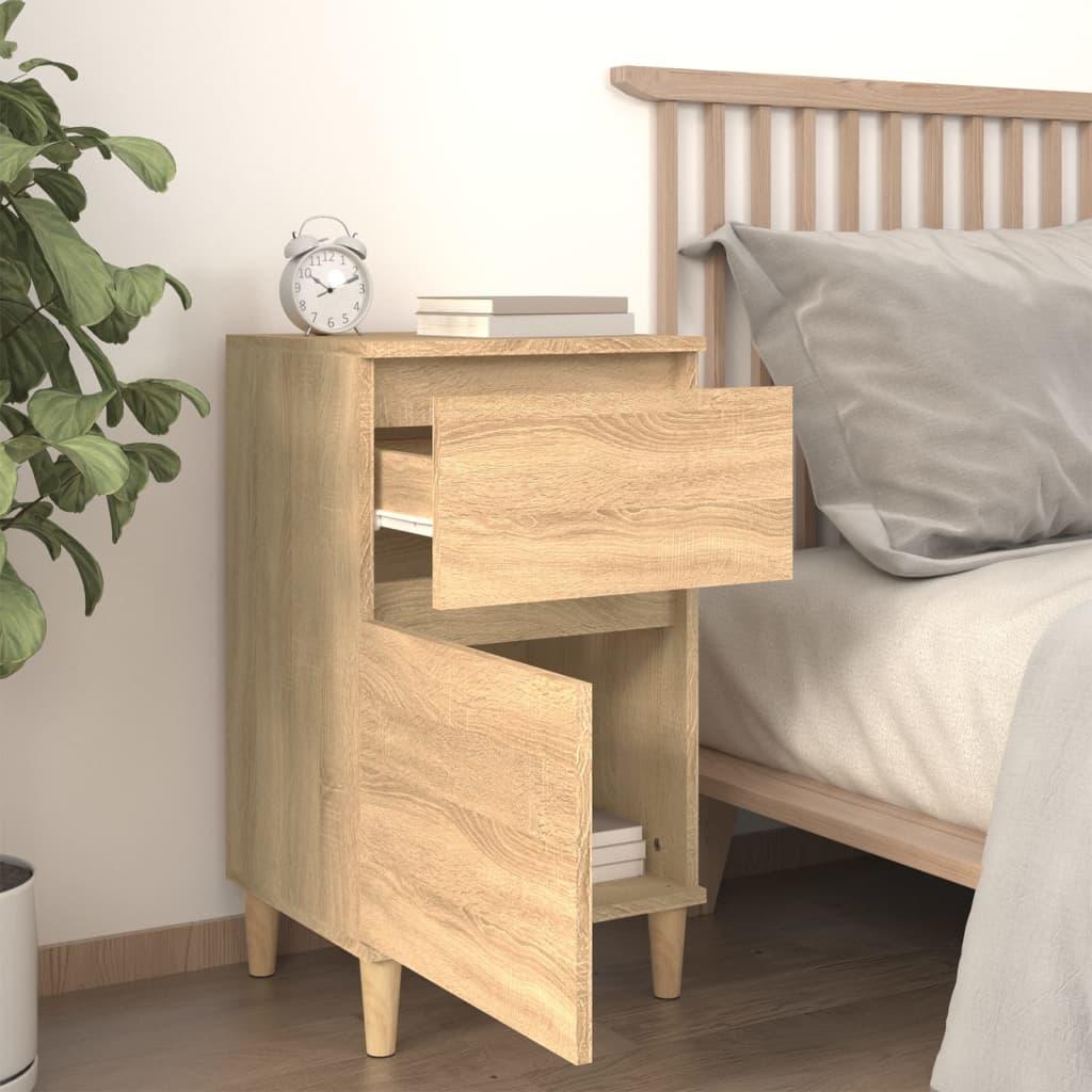 Bedside Cabinet Sonoma Oak 40x35x70 cm