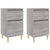 Bedside Cabinets 2 pcs Grey Sonoma 40x35x70 cm