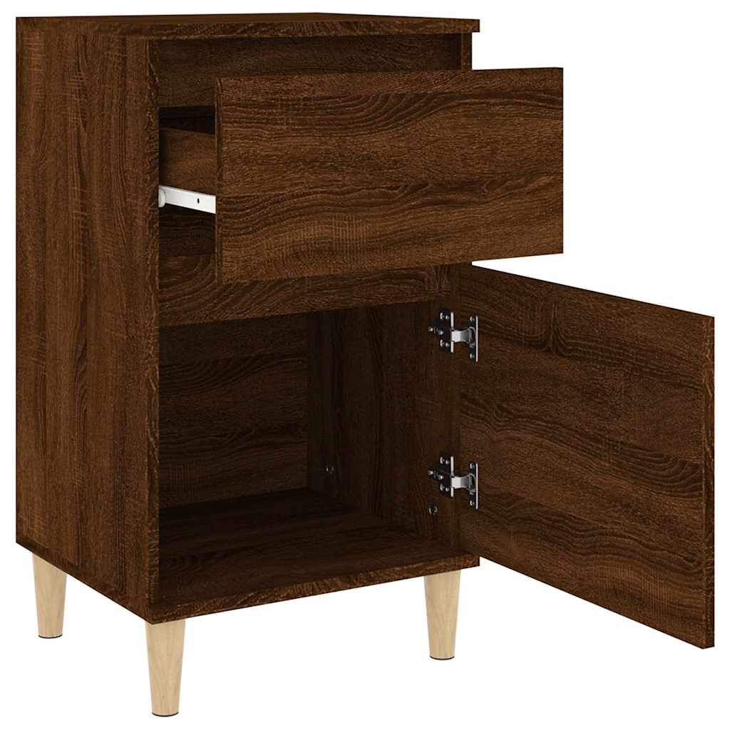 Bedside Cabinets 2 pcs Brown Oak 40x35x70 cm