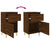 Bedside Cabinets 2 pcs Brown Oak 40x35x70 cm