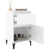 Bedside Cabinet White 40x35x70 cm