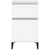 Bedside Cabinet White 40x35x70 cm