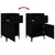 Bedside Cabinets 2 pcs Black 40x35x70 cm