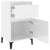 Bedside Cabinets 2 pcs High Gloss White 40x35x70 cm