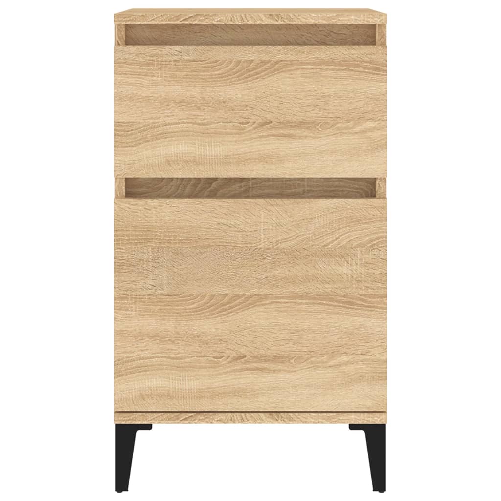 Bedside Cabinets 2 pcs Sonoma Oak 40x35x70 cm