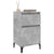 Bedside Cabinet Concrete Grey 40x35x70 cm