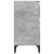 Bedside Cabinet Concrete Grey 40x35x70 cm