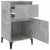 Bedside Cabinets 2 pcs Concrete Grey 40x35x70 cm