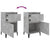 Bedside Cabinets 2 pcs Concrete Grey 40x35x70 cm