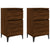 Bedside Cabinets 2 pcs Brown Oak 40x35x70 cm