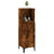 Bathroom Cabinet Smoked Oak 30x30x100 cm Engineered Wood