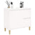 Bathroom Cabinet White 65x33x60 cm Engineered Wood