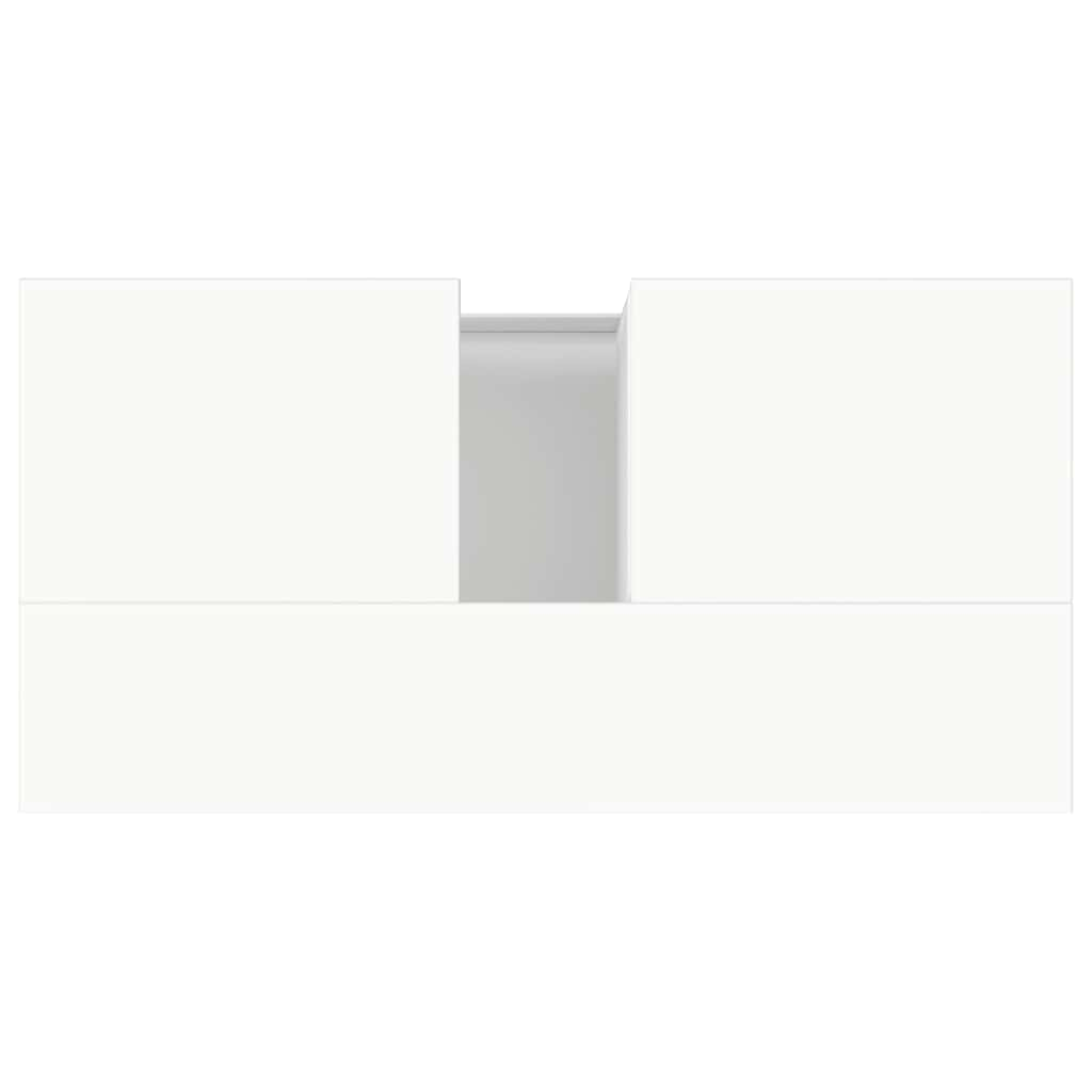 Bathroom Cabinet White 65x33x60 cm Engineered Wood