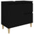 Bathroom Cabinet Black 65x33x60 cm Engineered Wood