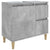 Bathroom Cabinet Concrete Grey 65x33x60 cm Engineered Wood