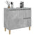 Bathroom Cabinet Concrete Grey 65x33x60 cm Engineered Wood