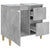 Bathroom Cabinet Concrete Grey 65x33x60 cm Engineered Wood