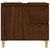 Bathroom Cabinet Brown Oak 65x33x60 cm Engineered Wood