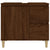 Bathroom Cabinet Brown Oak 65x33x60 cm Engineered Wood