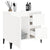 Bathroom Cabinet White 65x33x60 cm Engineered Wood