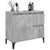 Bathroom Cabinet Concrete Grey 65x33x60 cm Engineered Wood