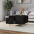 Coffee Table Black 55x55x36.5 cm Engineered Wood