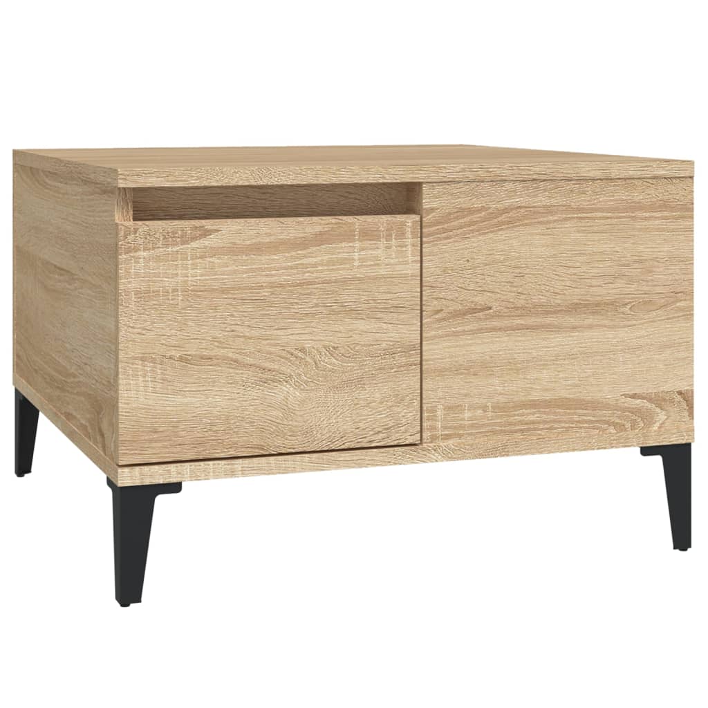 Coffee Table Sonoma Oak 55x55x36.5 cm Engineered Wood