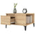 Coffee Table Sonoma Oak 55x55x36.5 cm Engineered Wood