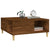 Coffee Table Brown Oak 80x80x36.5 cm Engineered Wood