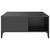 Coffee Table Black 80x80x36.5 cm Engineered Wood