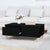 Coffee Table Black 90x50x36.5 cm Engineered Wood